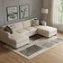 8' X 10' Brown And Taupe Geometric Washable Area Rug With UV Protection