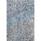 5' X 8' Blue And Gray Abstract Washable Area Rug With UV Protection