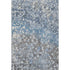 5' X 8' Blue And Gray Abstract Washable Area Rug With UV Protection