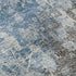 5' X 8' Blue And Gray Abstract Washable Area Rug With UV Protection