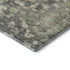 9' X 12' Olive Green And Gray Abstract Washable Area Rug With UV Protection