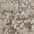 5' X 8' Light Taupe And Brown Abstract Washable Area Rug With UV Protection