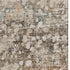 8' X 10' Light Taupe And Brown Abstract Washable Area Rug With UV Protection