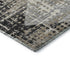 8' X 10' Black And Gray Geometric Washable Area Rug With UV Protection