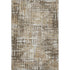 5' X 8' Brown And Beige Geometric Washable Area Rug With UV Protection