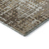 5' X 8' Brown And Beige Geometric Washable Area Rug With UV Protection