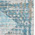 8' X 10' Teal And Beige Geometric Washable Area Rug With UV Protection