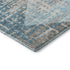8' X 10' Teal And Beige Geometric Washable Area Rug With UV Protection