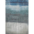 8' X 10' Blue And Ivory Abstract Washable Area Rug With UV Protection