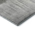 8' Fern Green And Gray Abstract Washable Round Rug With UV Protection