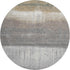 8' Taupe And Ivory Abstract Washable Round Rug With UV Protection
