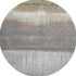 8' Taupe And Ivory Abstract Washable Round Rug With UV Protection