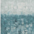 8' X 10' Teal And Ivory Abstract Washable Area Rug With UV Protection