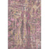 9' X 12' Blush And Wheat Abstract Washable Area Rug With UV Protection