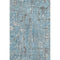 8' X 10' Denim Blue And Gray Abstract Washable Area Rug With UV Protection