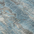 8' X 10' Denim Blue And Gray Abstract Washable Area Rug With UV Protection