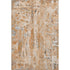 8' X 10' Orange And Ivory Abstract Washable Area Rug With UV Protection