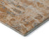 8' X 10' Orange And Ivory Abstract Washable Area Rug With UV Protection