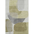 5' X 8' Fern Green And Gray Abstract Washable Area Rug With UV Protection
