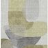 5' X 8' Fern Green And Gray Abstract Washable Area Rug With UV Protection