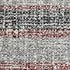 8' X 10' Burgundy And Gray Striped Washable Area Rug With UV Protection