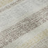 8' X 10' Ivory And Beige Striped Washable Area Rug With UV Protection