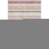 8' X 10' Pink And Beige Striped Washable Area Rug With UV Protection