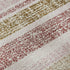8' X 10' Pink And Beige Striped Washable Area Rug With UV Protection