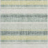 8' X 10' Pale Aqua And Beige Striped Washable Area Rug With UV Protection