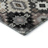 5' X 8' Black And Gray Geometric Washable Area Rug With UV Protection