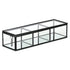 2" Black Glass Hand Painted Decorative Box