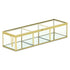 2" Gold Glass Hand Painted Decorative Box