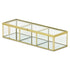2" Gold Glass Hand Painted Decorative Box