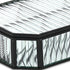 2" Black Glass Hand Painted Decorative Box