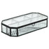 2" Black Glass Hand Painted Decorative Box