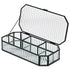 2" Black Glass Hand Painted Decorative Box