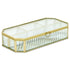 2" Gold Glass Hand Painted Decorative Box