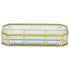 2" Gold Glass Hand Painted Decorative Box
