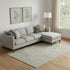 8' X 10' Brown And Tan Wool Floral Hand Tufted Area Rug