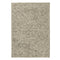 8' X 10' Brown And Tan Wool Floral Hand Tufted Area Rug
