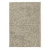 5' X 8' Brown And Tan Wool Floral Hand Tufted Area Rug