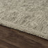 5' X 8' Brown And Tan Wool Floral Hand Tufted Area Rug