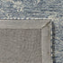 8' X 10' Blue And Ivory Wool Floral Hand Tufted Area Rug