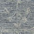 8' X 10' Blue And Ivory Wool Floral Hand Tufted Area Rug