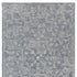 8' X 10' Blue And Ivory Wool Floral Hand Tufted Area Rug