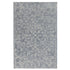 8' X 10' Blue And Ivory Wool Floral Hand Tufted Area Rug