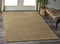 8' X 10' Natural And Tan Jute Striped Hand Woven Area Rug