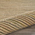 8' X 10' Natural And Tan Jute Striped Hand Woven Area Rug