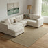 8' X 10' Natural And Tan Jute Striped Hand Woven Area Rug