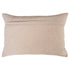 14" X 20" Beige Ivory And Gold Christmas Snowflakes Throw Pillow With Embroidery